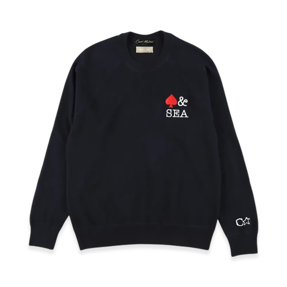 WIND AND SEA x Corto Moltedo Cashmere Sweater "Black"