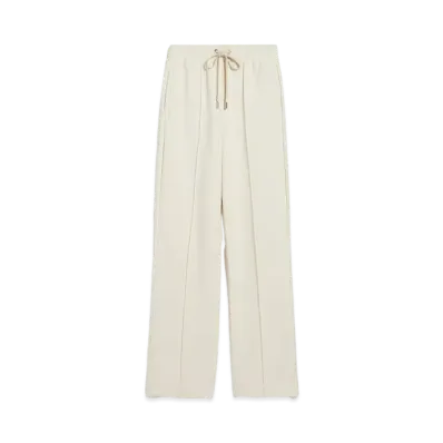Max Mara Street Pure Cotton Jersey Pants "Ivory"