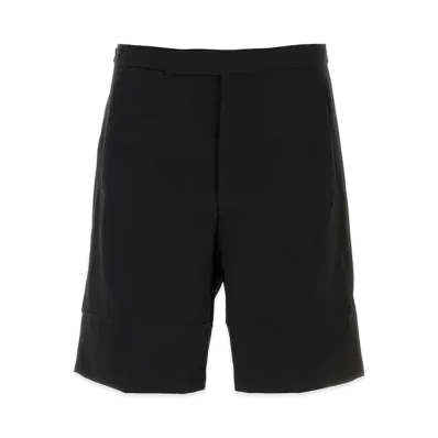 PRADA Cotton Bermuda Shorts "Black"
