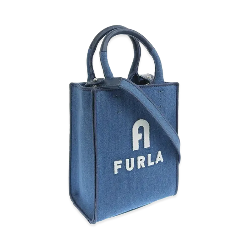FURLA Opportunity Mini Tote N/S "Blue"