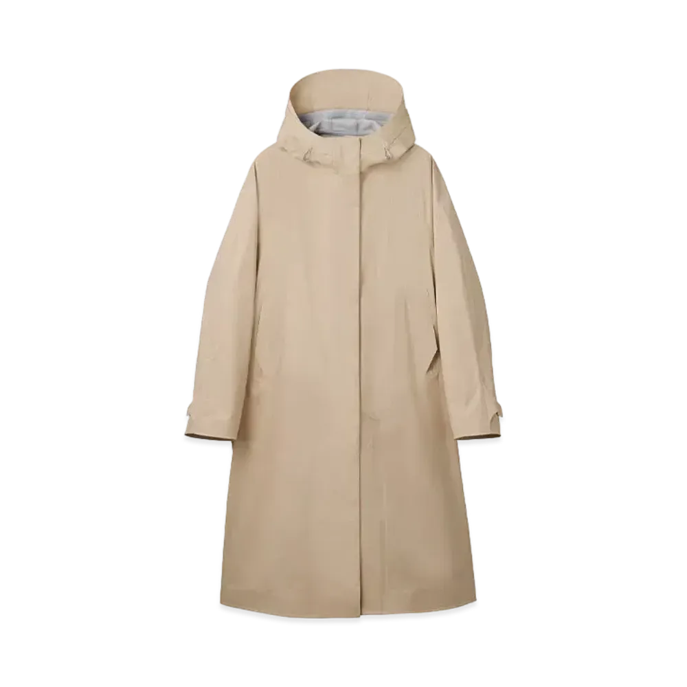 DESCENTE Allterrain Waterproof Long Shell Jacket Iris-Lc "Beige"