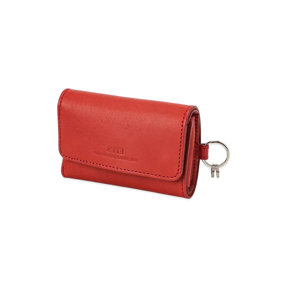 S'YTE Leather Tri-Fold Mini Wallet "Red"