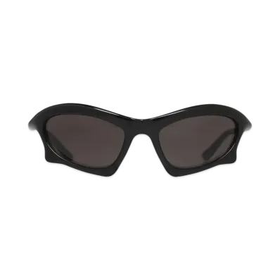 BALENCIAGA BB0229S-001 Front: "Black" Temple: "Black" Lens: "Gray"