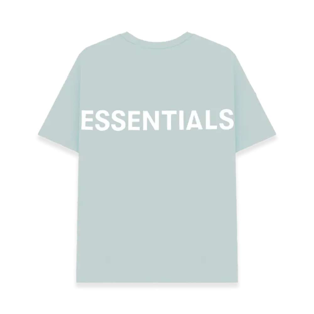 FEAR OF GOD ESSENTIALS 3M Logo Boxy T-Shirt "Light Blue"