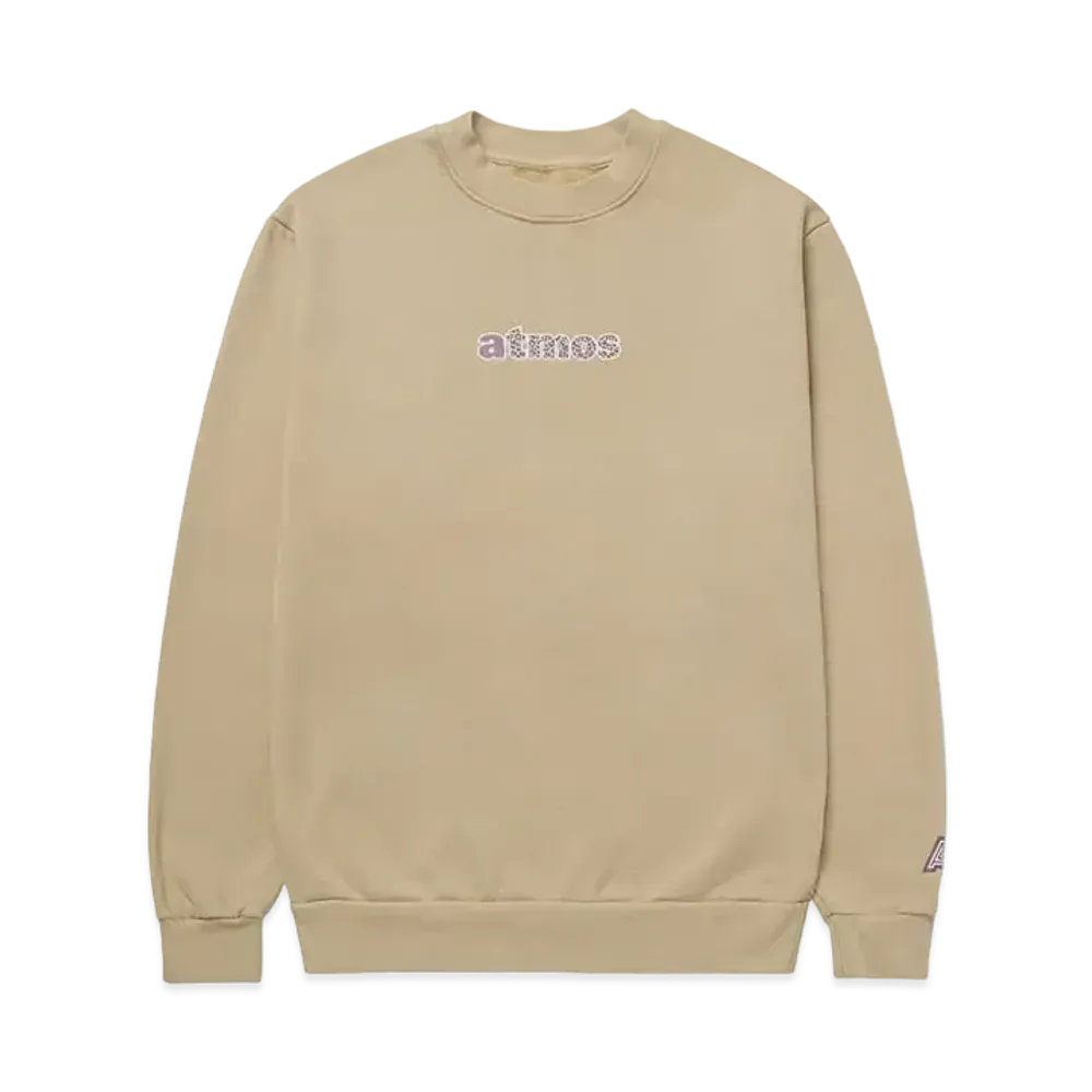 atmos x ALBINO & PRETO Script Crewneck "Sand"