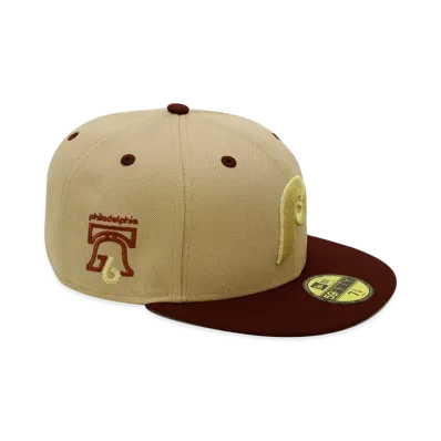 NEW ERA x THE CAP 59Fifty 2026 ASG Venue Philadelphia Phillies "Camel/Maroon"