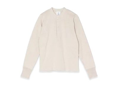 HYKE Women's Henry Neck Shirt "Oatmeal"