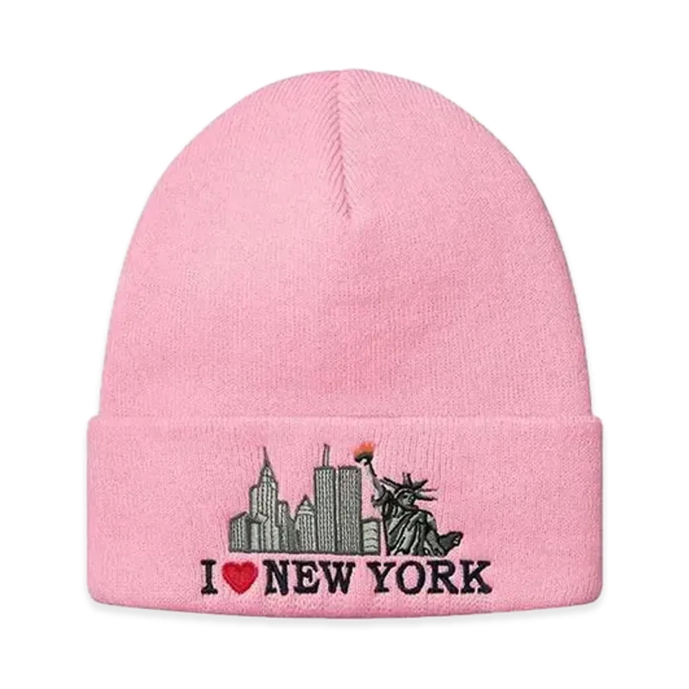 Supreme I Love NY Beanie "Pink"