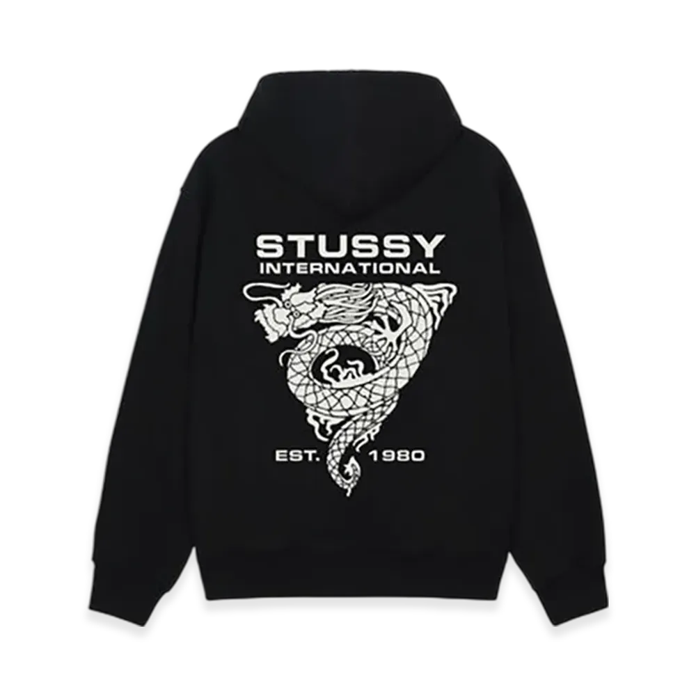 Stussy Dragon Hoodie "Black"