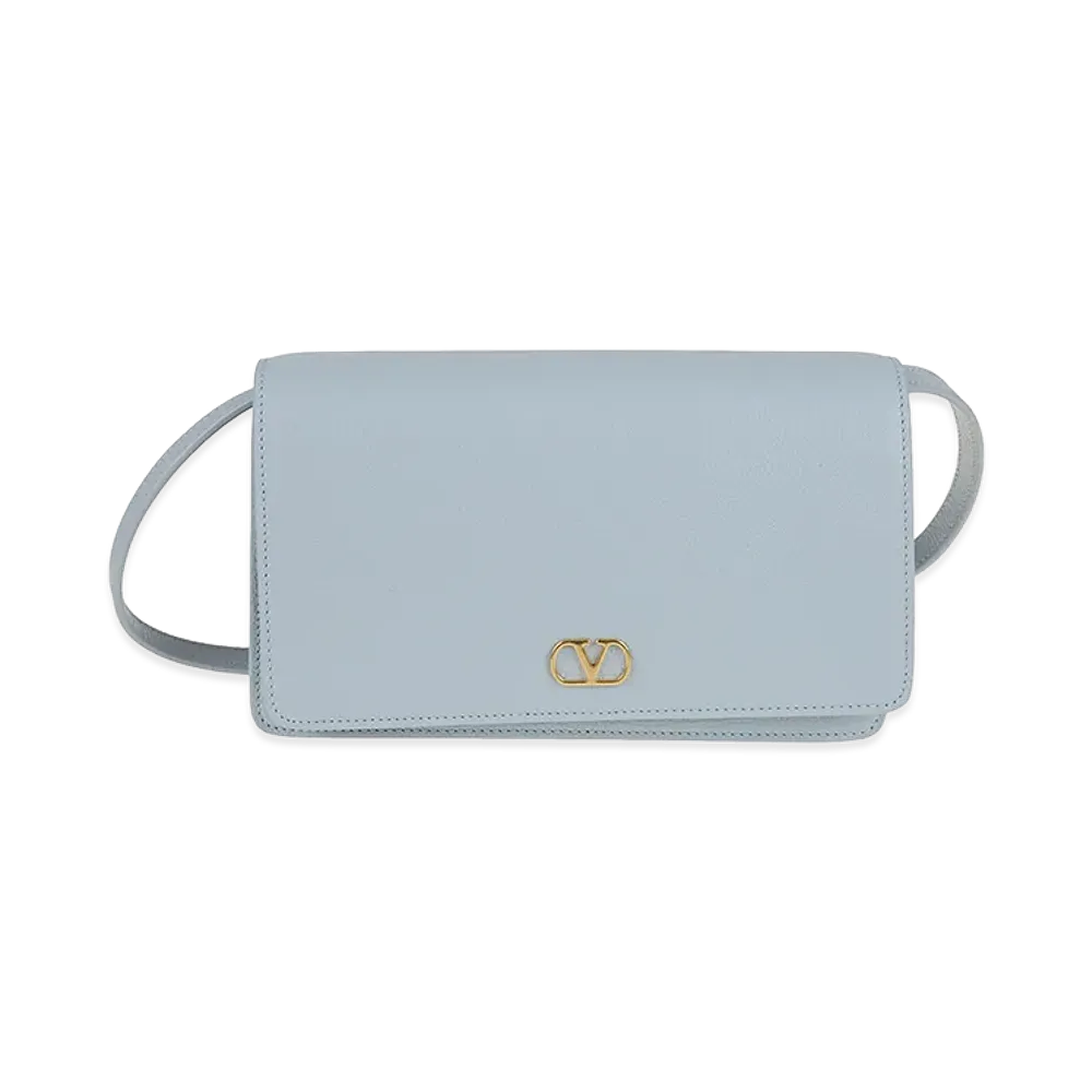 Valentino Women's Mini Bag V Logo Signature "Blue"