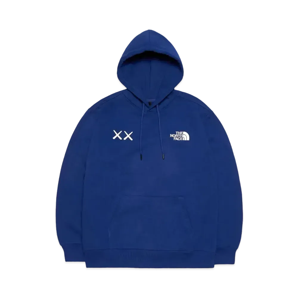The North Face Kaws Hoodie "Blue White"