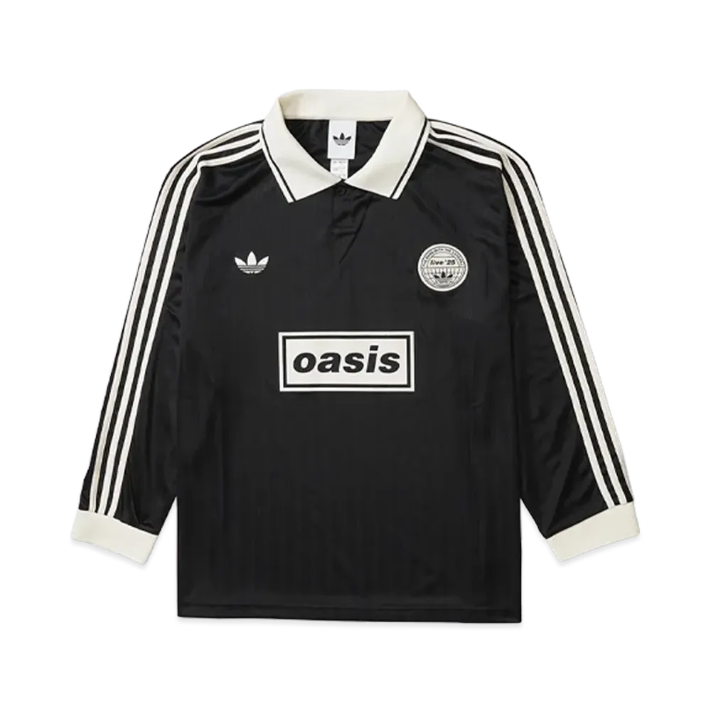 adidas x Oasis Tour Jacquard Jersey "Black/Cream White"