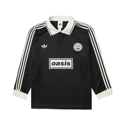 adidas x Oasis Tour Jacquard Jersey "Black/Cream White"
