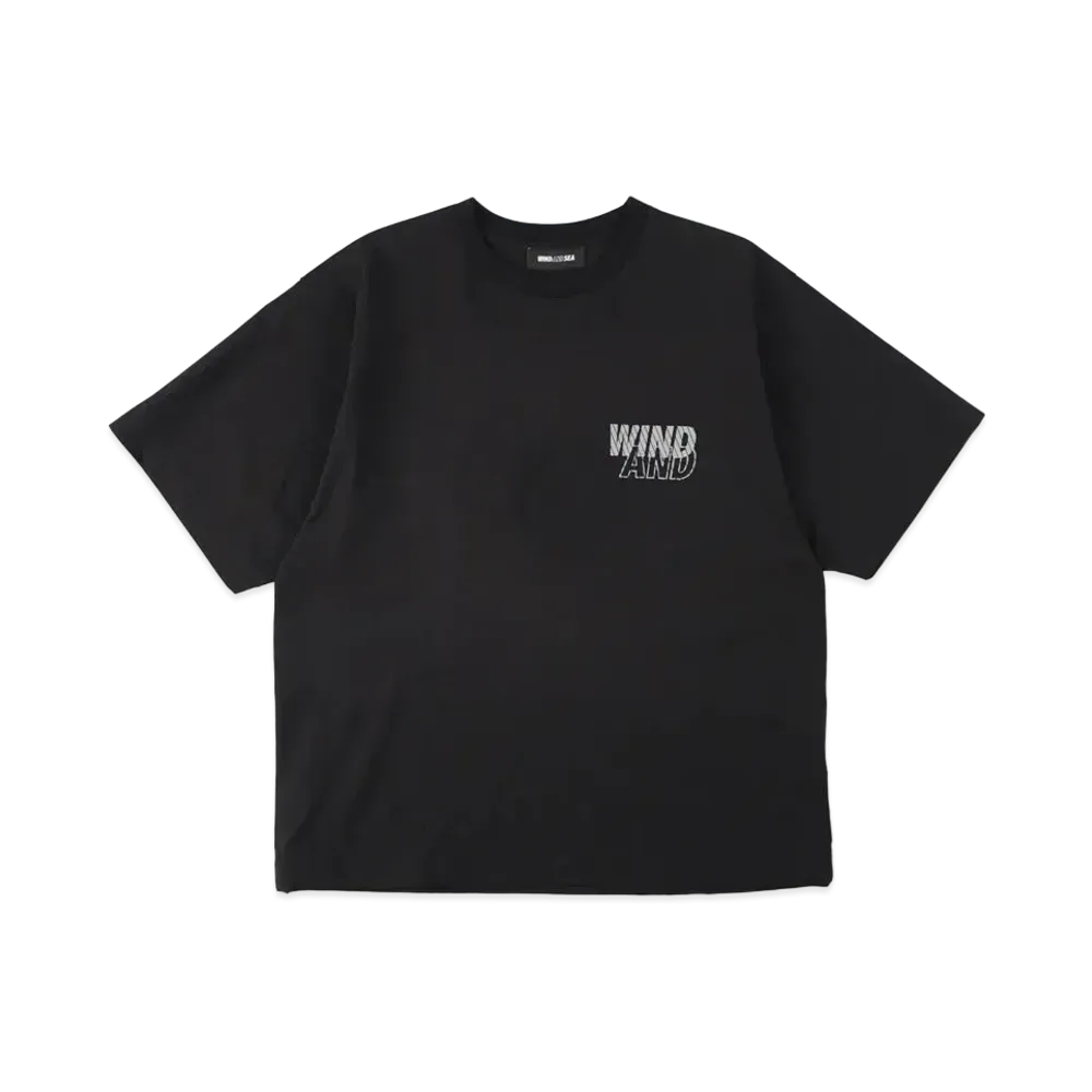 WIND AND SEA MIL NYLON S/S CREWNECK "Black"