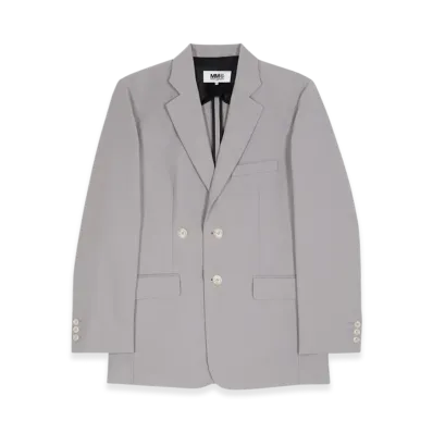 MM6 Maison Margiela Women's Single Breasted Jacket "Gray"