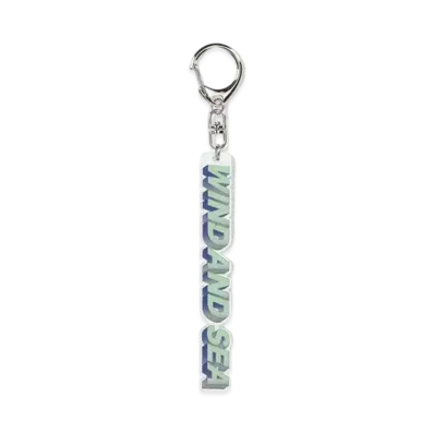 WIND AND SEA Box Logo Key Holder "Green/Navy"