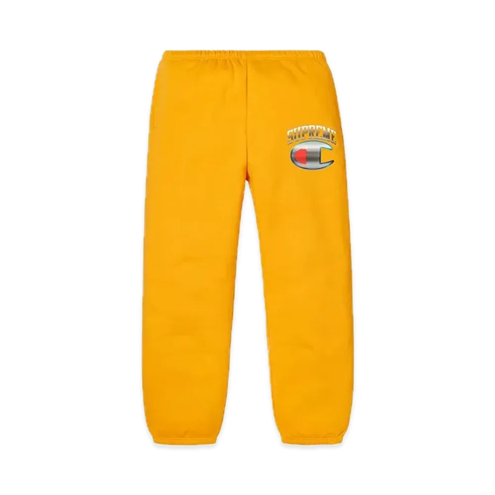Supreme x Champion Chrome Sweatpant "Gold"