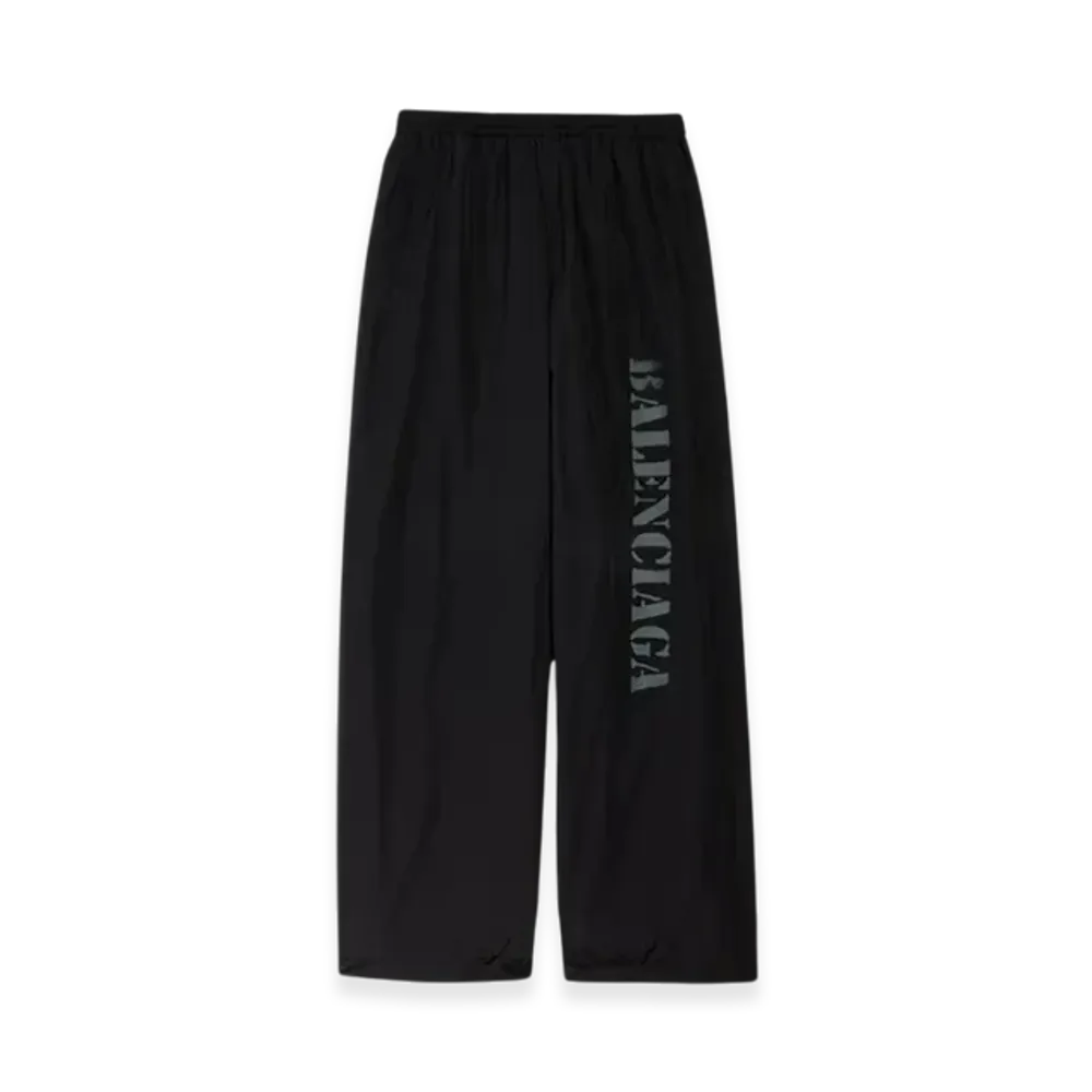 BALENCIAGA Stencil Type Tracksuit Pants "Black"