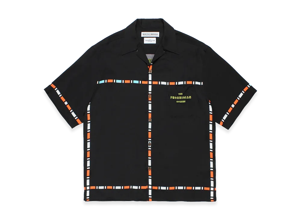 WACKO MARIA x The Phoenician Scheme Hawaiian Shirt "Black"