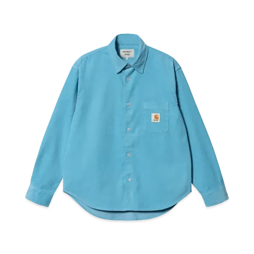 Carhartt WIP x AWAKE NY Collared Shirt "Blue"