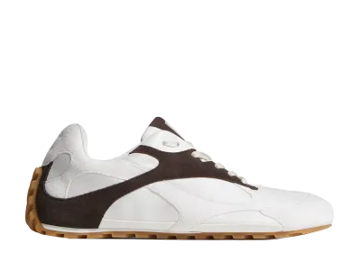 Bottega Veneta Women's Orbit Flash Sneakers "OpticWhite/Espresso"