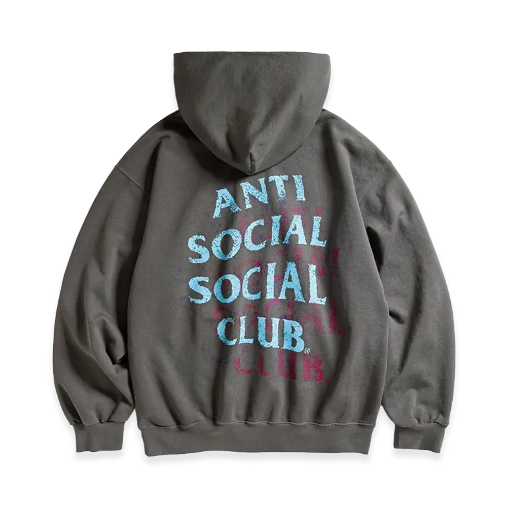 ANTI SOCIAL SOCIAL CLUB Distressed Hoodie "Grey"