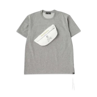 mastermind WORLD Bag Pocket SS Crewneck 2 "Top Gray"