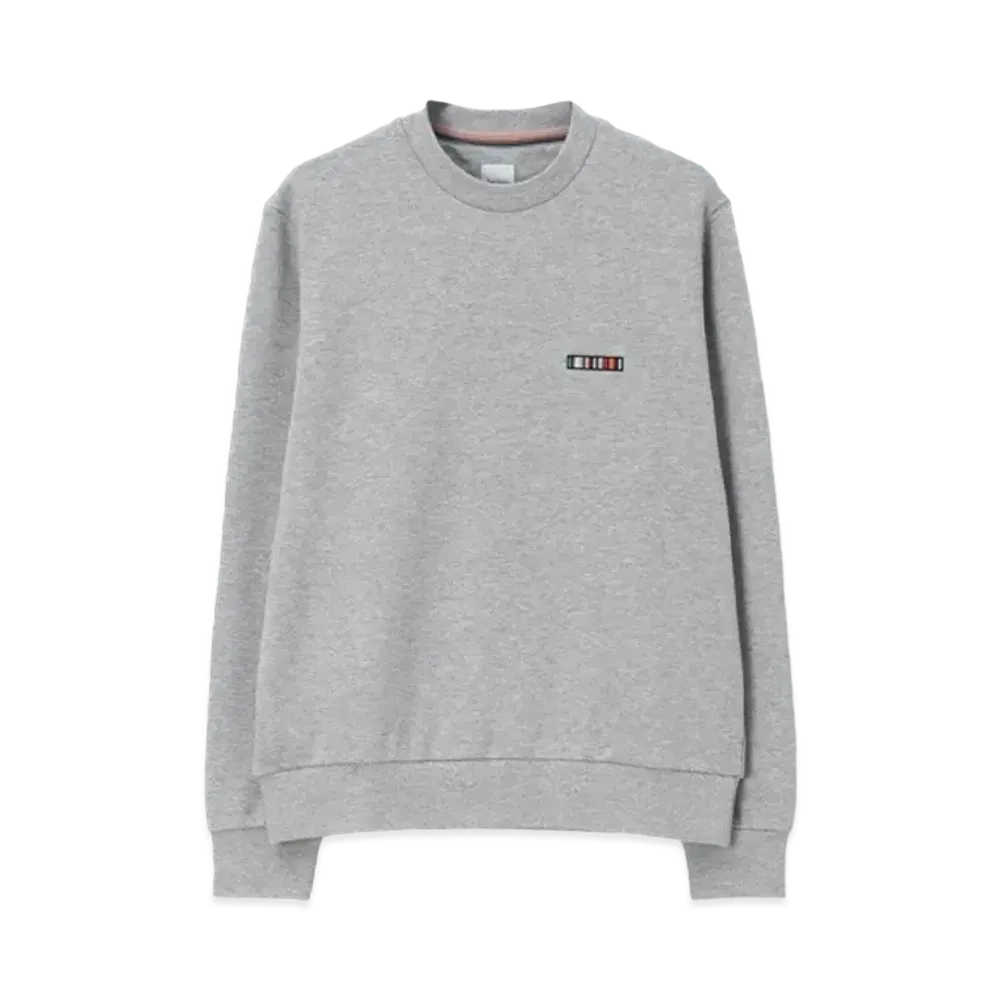 Paul Smith Signature Stripe Bar Sweatshirt "Light Gray"