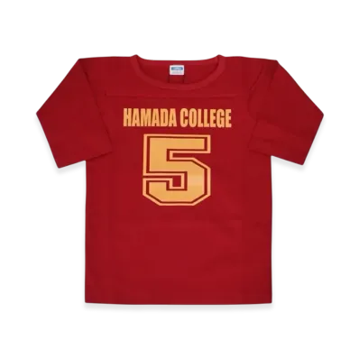 SAPEur x MASATOSHI HAMADA vol.9 Kid's Hamada College Football 3/4 Sleeve Tee "Red"