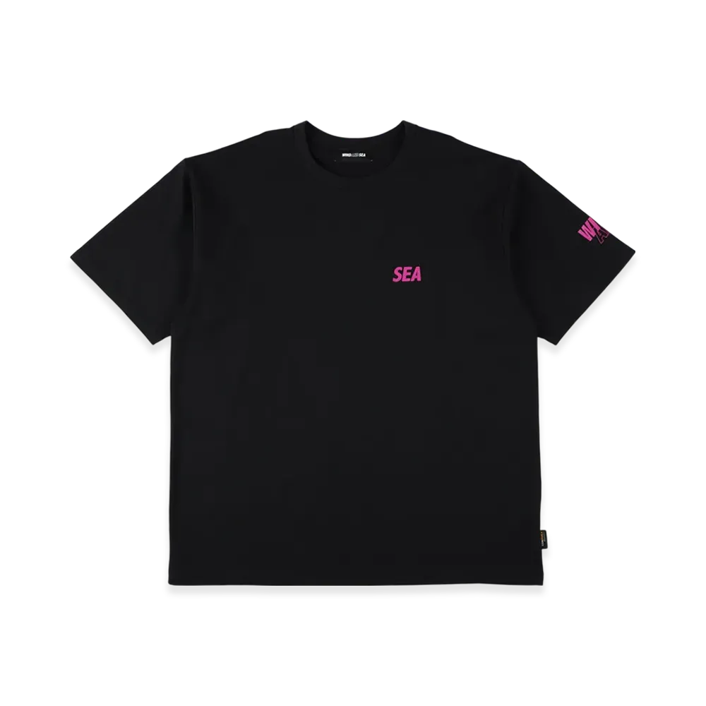 WIND AND SEA CT Crewneck (Cordura(R)) S/S Tee "BlackPink"