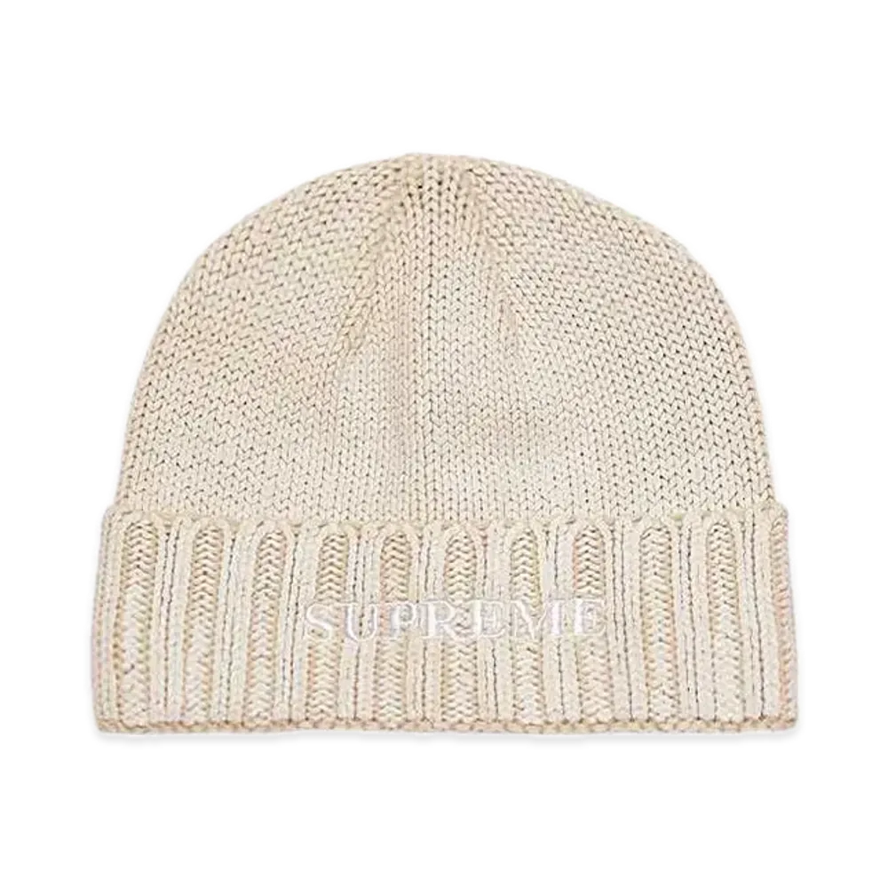 Supreme Overprint Beanie "White"