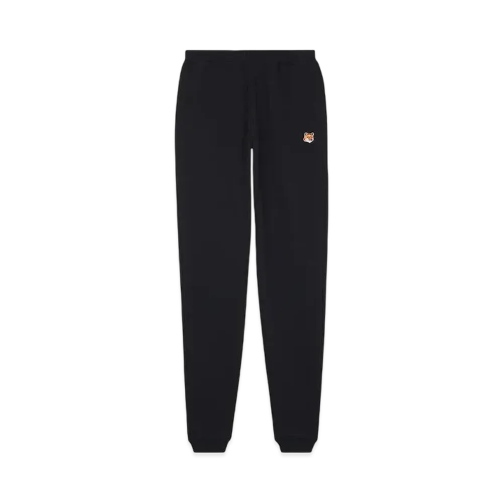 Maison Kitsune Fox Head Patch Regular Jog Pants "Black"