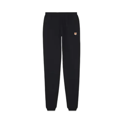 Maison Kitsune Fox Head Patch Regular Jog Pants "Black"