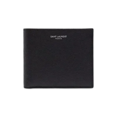 SAINT LAURENT Classic Saint Laurent East/West Wallet & Coin Pouch "Black"