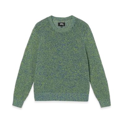 Stussy 2 Tone Loose Gauge Sweater "Green"