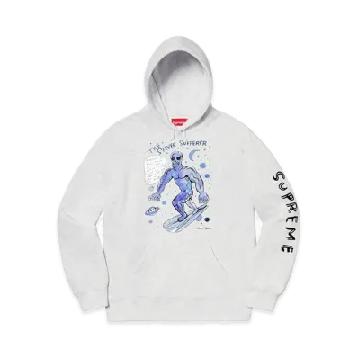 Supreme Daniel Johnston Hooded Sweatshirt "Ash Grey"