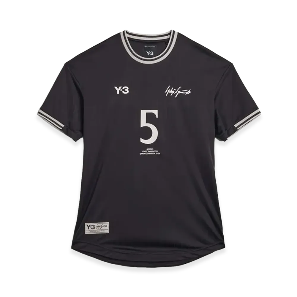 Y-3 Elite 5 Short Sleeve Football Tee "Black"