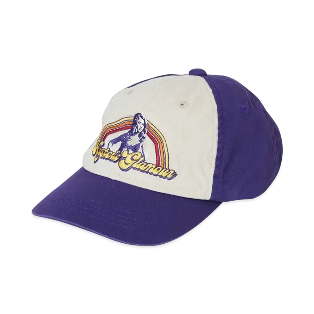 HYSTERIC GLAMOUR HG Rainbow Embroidery Cap "Purple"