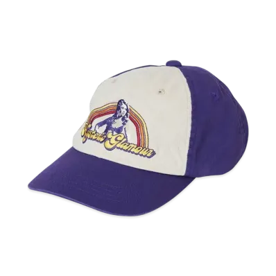 HYSTERIC GLAMOUR HG Rainbow Embroidery Cap "Purple"
