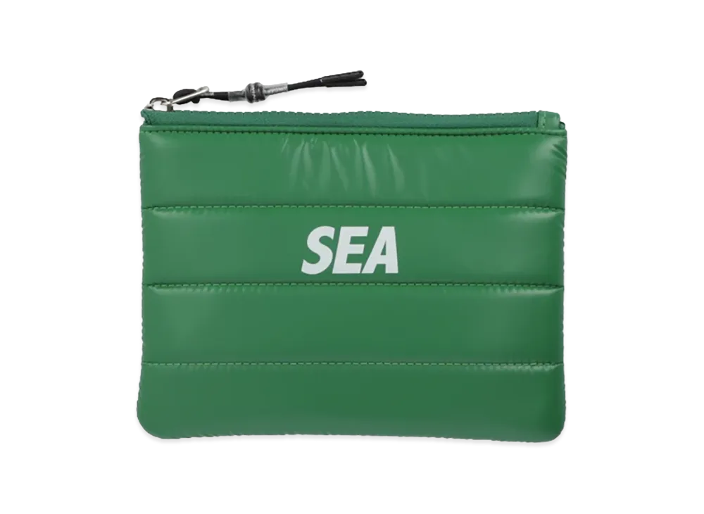 WIND AND SEA Sea Puffer Pouch "Green"