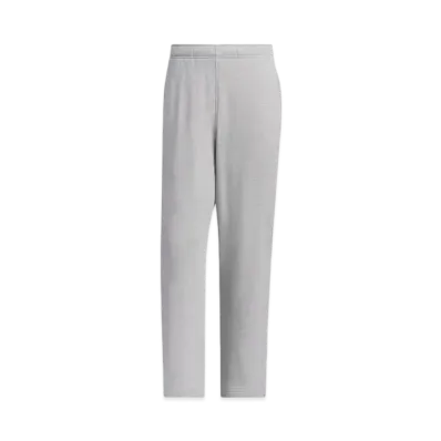 adidas Essentials Plus Regular Fit Small Logo French Terry Open Hem Pants "Medium Grey Heather"