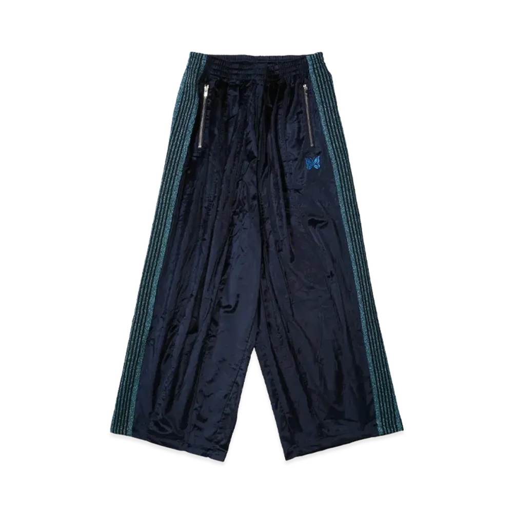 NEEDLES x LHP Exclusive H.D. Track Pant - C/PE Velour "Navy"