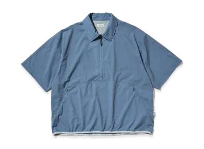 CLESSTE Half Zip Trail S/S Shirt "Sax Blue"