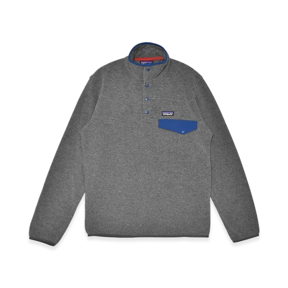 Patagonia Men's Lightweight Chinchilla SnapT Pullover "Clement Blue"