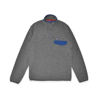 Patagonia Men's Lightweight Chinchilla SnapT Pullover "Clement Blue"
