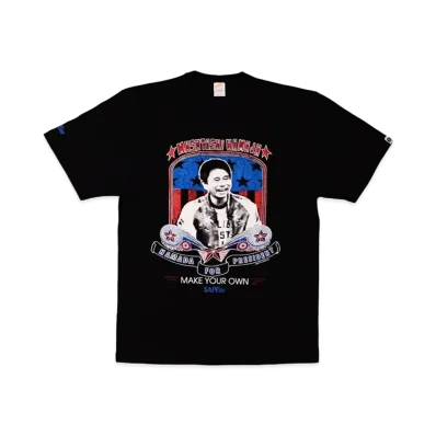 SAPEur x MASATOSHI HAMADA Kids Hamada for President S/S Tee "Black"
