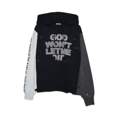 SOMEIT REBUILD HOODIE "GREY/BLACK/CHARCOAL"
