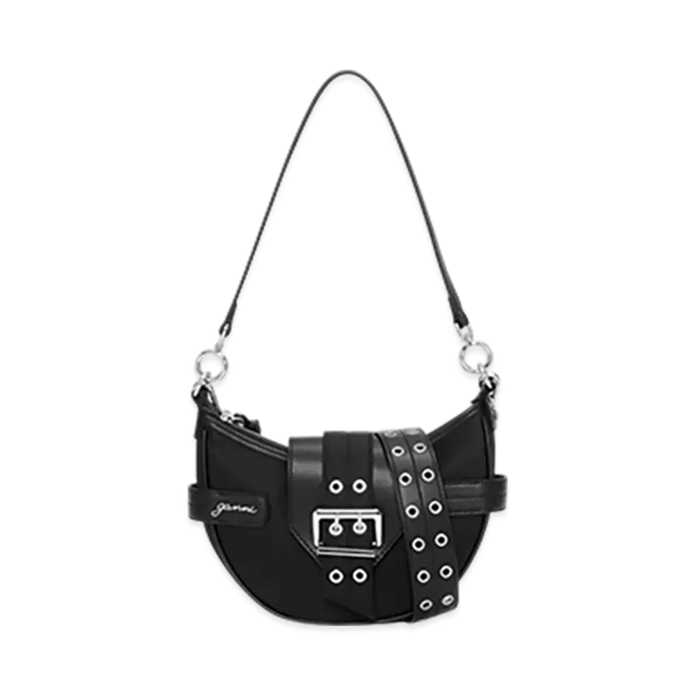 GANNI Small Bucky Crossbody Bag "Black"