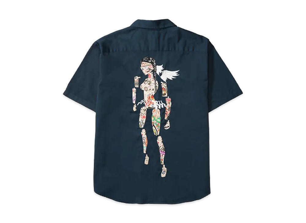 Supreme AOI Cyborg S/S Work Shirt "Navy"