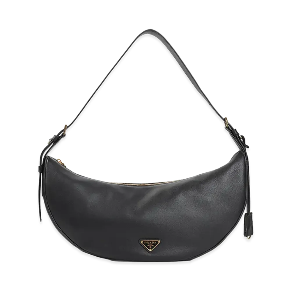 PRADA Women's 'Demi-Lune' Shoulder Bag "Black"